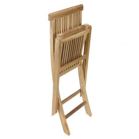 Ensemble 2 chaises jardin Java bois Teck