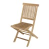 Ensemble 2 chaises jardin Java bois Teck
