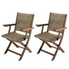 Ensemble de 2 fauteuils de jardin VICTOIRE
