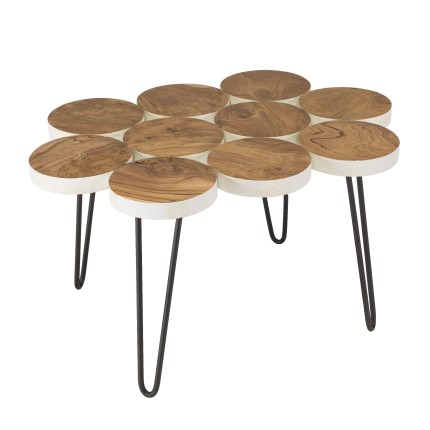 Table basse SAM en bois de teck