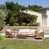 Vick Acacia Wood Garden Furniture Set for 5 People - Outdoor Lounge Set