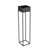DALY Square Stool/Plant Stand GM Black - Metal Base