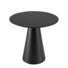Table d’appoint DALY ronde noire 50x50cm