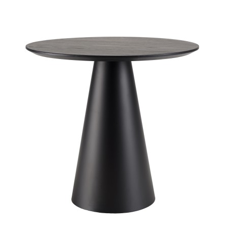 Table d’appoint DALY ronde noire 50x50cm