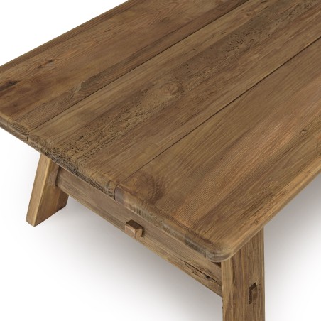 Table basse rectangulaire en bois Pin recyclé SANDY