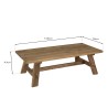 SANDY Rectangular Coffee Table 140x70cm - Recycled Pine Wood