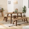 SANDY Dining Table 140x75cm - Recycled Pine Wood