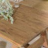 Table à manger en bois recyclé SANDY 140x75cm