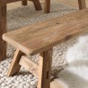SANDY Bench 140x30cm Recycled Pine Wood - Rustic Charm for Your Home