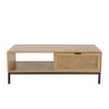 MARCEAU Coffee Table with 2 Drawers and Shelf