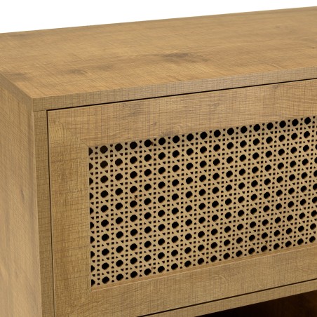 CHARLIE Brown Sideboard with 3 Compartments - Trendy Storage Solution