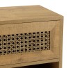 CHARLIE Low Brown Sideboard with 3 Compartments and 2 Doors
