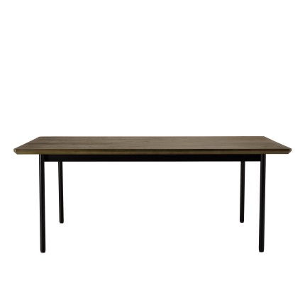 ALMA - Dark Brown Rectangular Dining Table 200x100cm