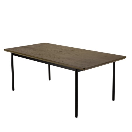 ALMA - Dark Brown Rectangular Dining Table 200x100cm