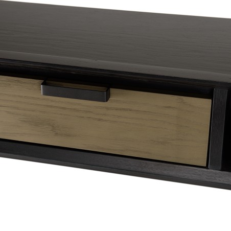 ALMA Black Console Table 130x35cm - Chic and Trendy Furniture