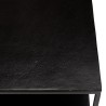 JOHAN Double-Top Coffee Table 80x80cm - Black Aluminum