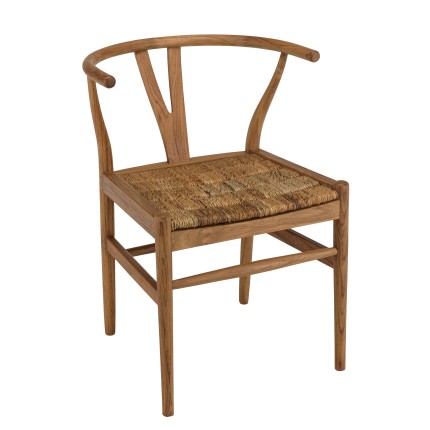 Chaise SIXTINE en bois de teck recyclé
