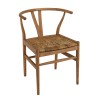 SIXTINE Brown Chair in Recycled Teak Wood - Trendy and Natural
