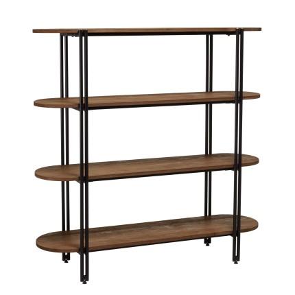 Étagère SIXTINE en teck recyclé - 4 niveaux
