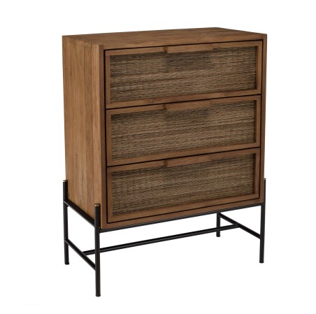 Commode SIXTINE en bois de teck recyclé