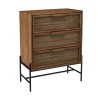 Sixtine 3-Drawer Chest in Recycled Teak Wood