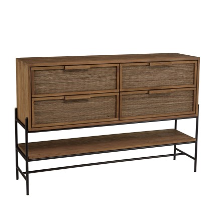 Buffet SIXTINE - Bois de teck recyclé