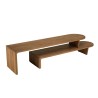 SIXTINE Modular TV Stand 160x40cm - Natural Recycled Teak Wood