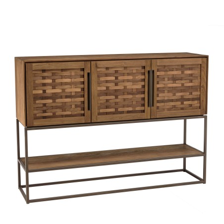 Buffet en teck recyclé 3 portes SIXTINE