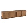 SIXTINE TV Stand - Recycled Teak Wood - 4 Doors