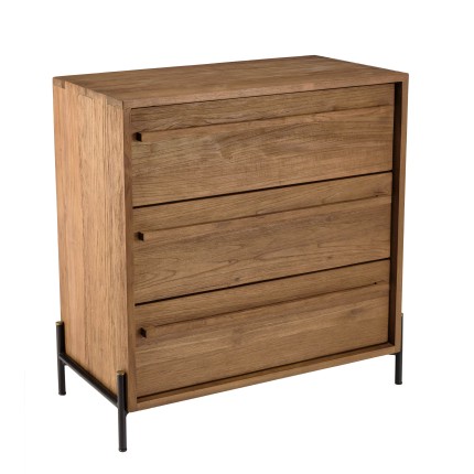 Commode SIXTINE en bois de teck recyclé