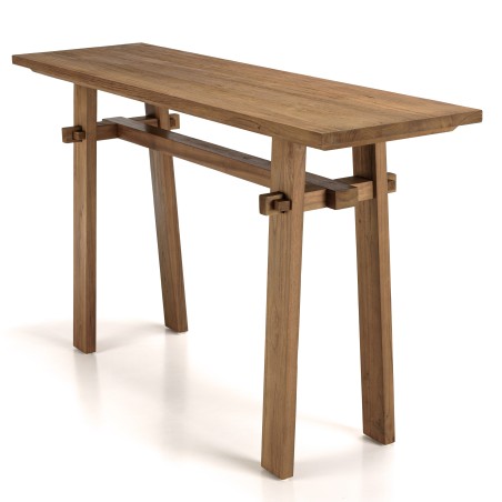 Console SIXTINE en bois de teck recyclé