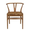 SIXTINE Brown Chair in Recycled Teak Wood - Trendy and Natural