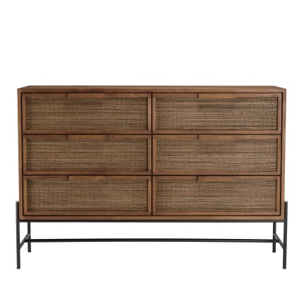 Commode SIXTINE en bois de teck recyclé