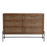 SIXTINE - 6-drawer Chest in Recycled Teak Wood