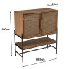 Buffet SIXTINE en bois de teck recyclé