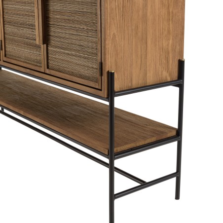 Buffet SIXTINE en bois de teck recyclé