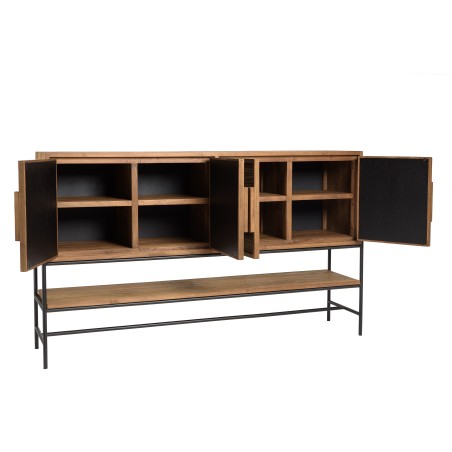 Buffet SIXTINE en bois de teck recyclé