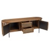 Meuble TV SIXTINE en bois de teck recyclé