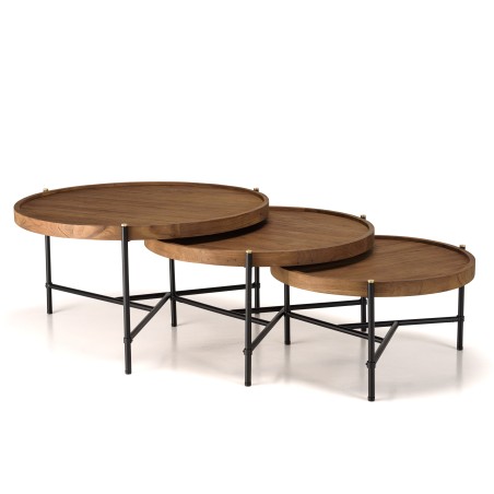 Set de 3 tables basses SIXTINE