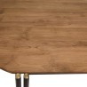 SIXTINE Oval Dining Table 200x105cm - Recycled Teak Wood Top