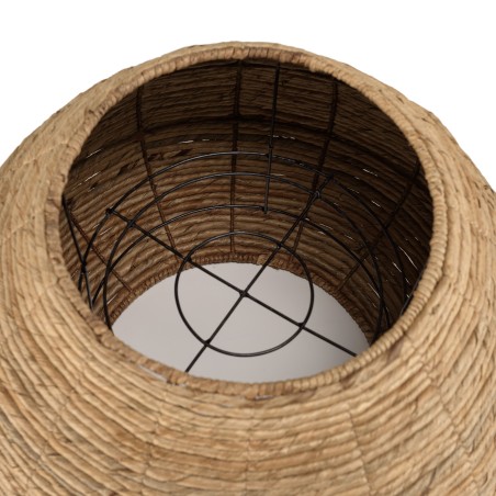 Cache pot SIXTINE en abaca naturel - Petit modèle