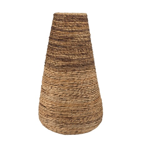 Cache pot SIXTINE - Grand modèle en abaca naturel