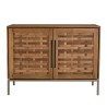 SIXTINE - Recycled Teak Wood Sideboard with 2 Doors