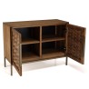 SIXTINE - Recycled Teak Wood Sideboard with 2 Doors