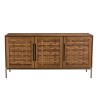 Buffet en bois de teck recyclé 3 portes SIXTINE