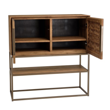 Buffet en bois de teck recyclé SIXTINE