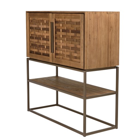 SIXTINE Recycled Teak Wood Sideboard - Elegant Storage Solution