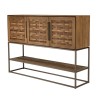 Buffet en teck recyclé 3 portes SIXTINE