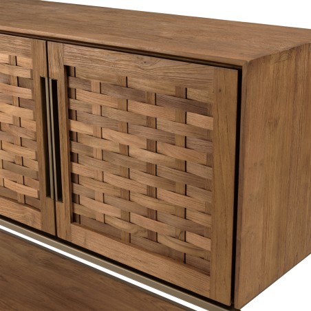 Buffet en bois de teck recyclé SIXTINE