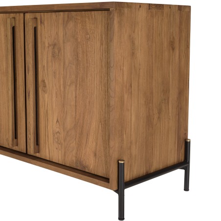 Buffet SIXTINE en bois de teck recyclé